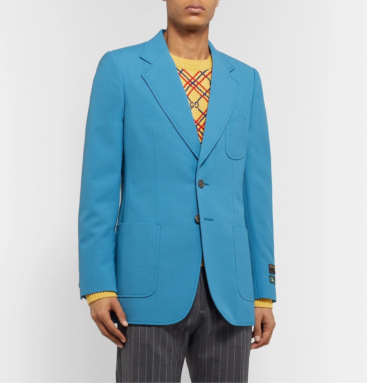 Gucci GG Wool Canvas Blazer