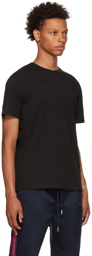 Moncler Black Embroidered T-Shirt