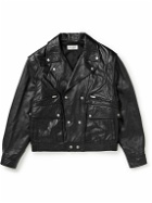 SAINT LAURENT - Leather Biker Jacket - Black