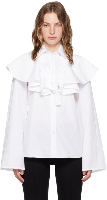 Photo: BITE White Curved Blouse