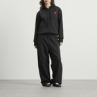 Comme des Garçons Play Red Emblem Zip Hoodie in Black