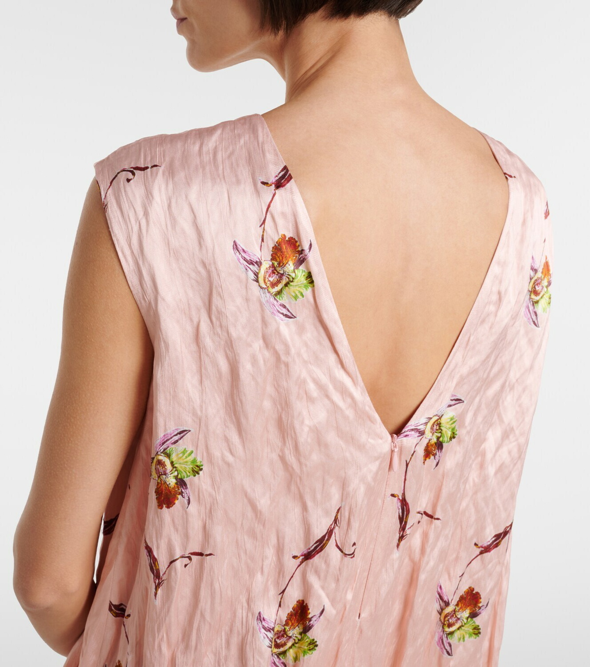 Emilia Wickstead Meave floral satin minidress