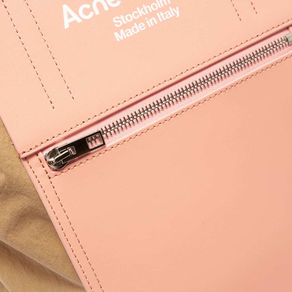 Acne Studios Baker Out Medium Tote in Brown/Pink Acne Studios