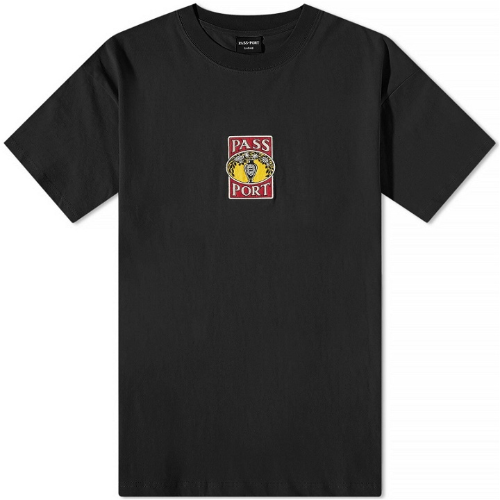 Photo: Pass~Port Men's Vase Embroidery T-Shirt in Black