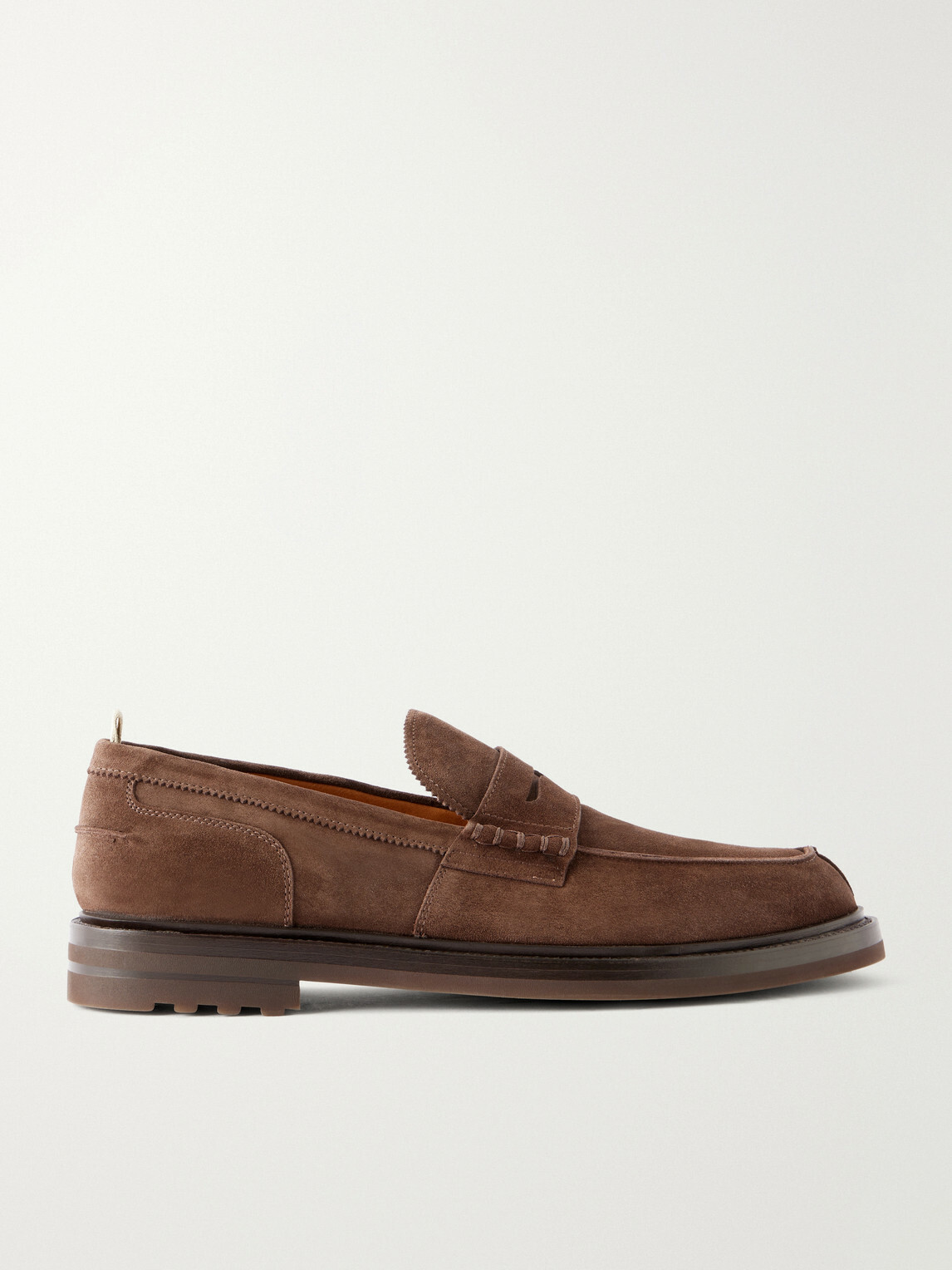 Officine Creative - Sax Flexi 001 Suede Loafers - Brown
