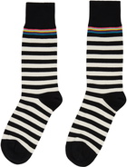 Paul Smith Two-Pack Black & White Marius Socks