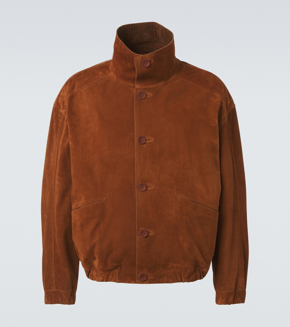 Zegna Suede bomber jacket