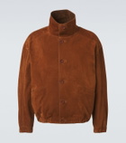 Zegna Suede bomber jacket