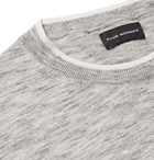 Club Monaco - Layered Mélange Cotton-Blend Sweater - Gray