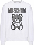 MOSCHINO - Teddy Print Organic Cotton Sweatshirt