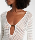 Melissa Odabash Casey open-knit midi dress