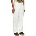 Maison Margiela White Adjustable Trousers