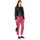 Rag and Bone Pink Ankle Cigarette Jeans