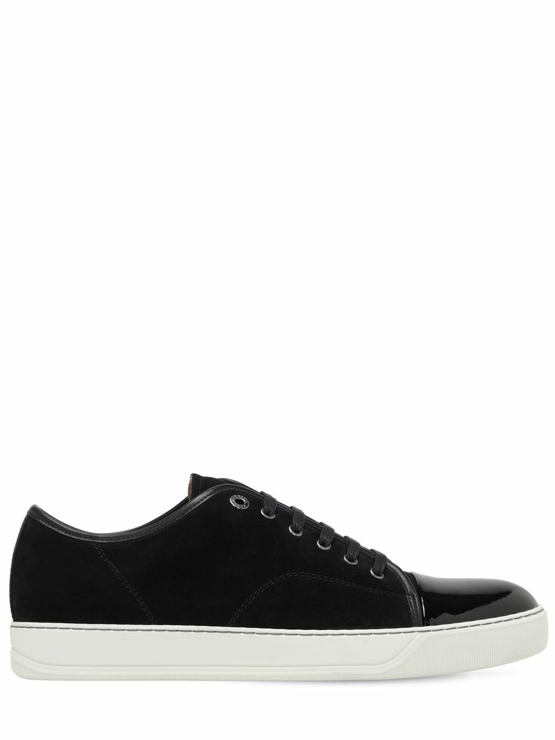 Photo: LANVIN - Suede & Leather Low Top Sneakers