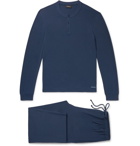 Ermenegildo Zegna - Stretch Modal-Blend Pyjama Set - Blue