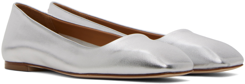 【関税込み】aeyde Ballerinas Aeyde Silver Ida Ballerina Flats Aeyde