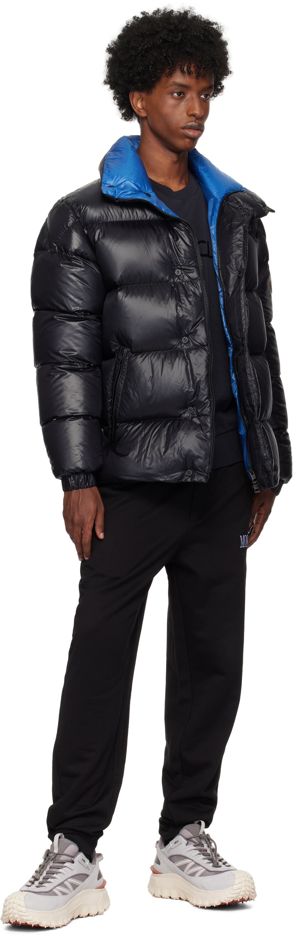 Moncler Black Dervox Short Down Jacket Moncler