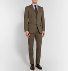 Kingsman - Eggsy's Olive Stretch-Cotton Twill Suit Jacket - Green