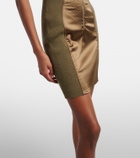 Jean Paul Gaultier Wool-blend minidress