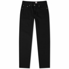 Edwin Men's Slim Tapered Jean in Black Unwashed