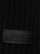 VERSACE - Wool Knit Sweater W/ Buckles