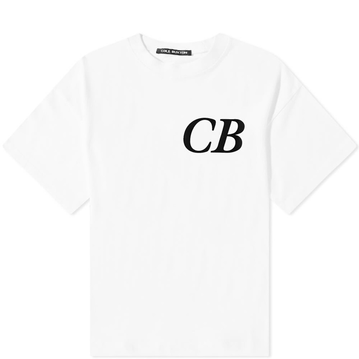Photo: Cole Buxton Men's Italic CB T-Shirt in White