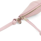 Jil Sander Women's Small Curve Pouch in Neon Rose 