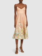 ZIMMERMANN - Matchmaker Picnic Linen Midi Dress