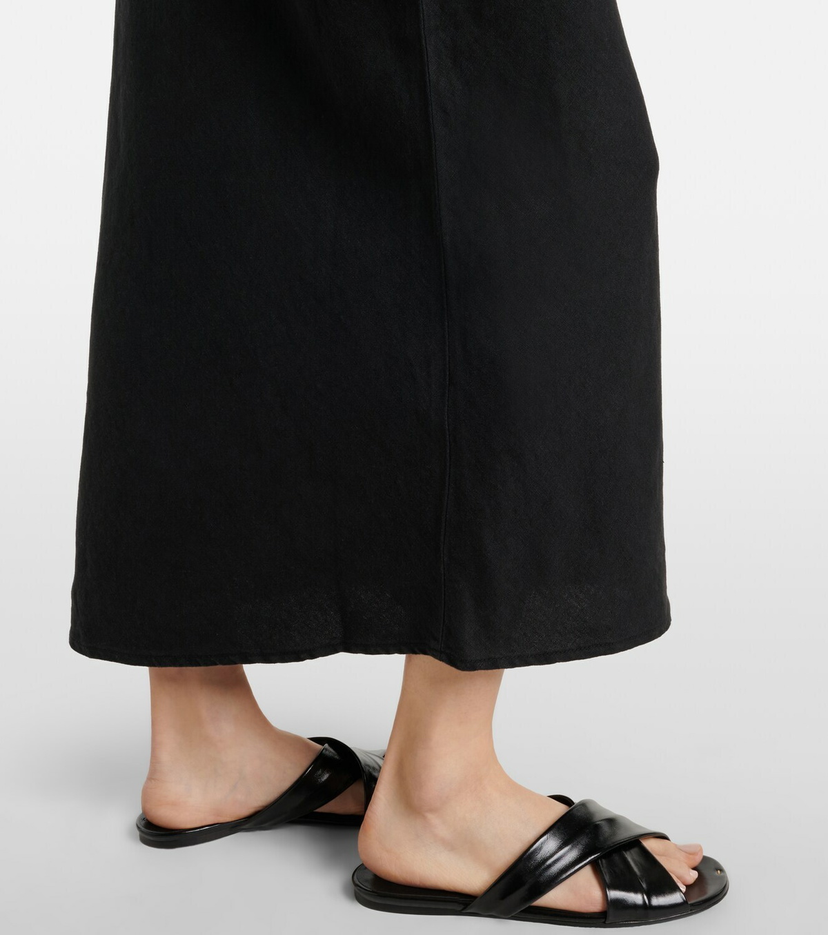 Velvet Beka linen maxi skirt