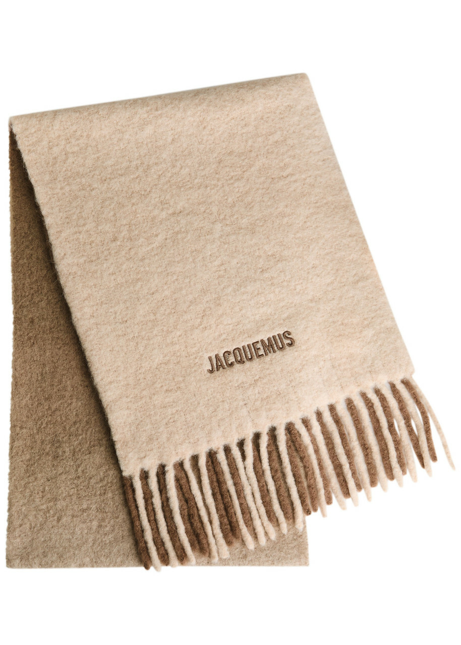Jacquemus Le Moisson Alpaca-blend Scarf - Beige - One Size