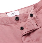 MR P. - Garment-Dyed Cotton-Twill Bermuda Shorts - Pink