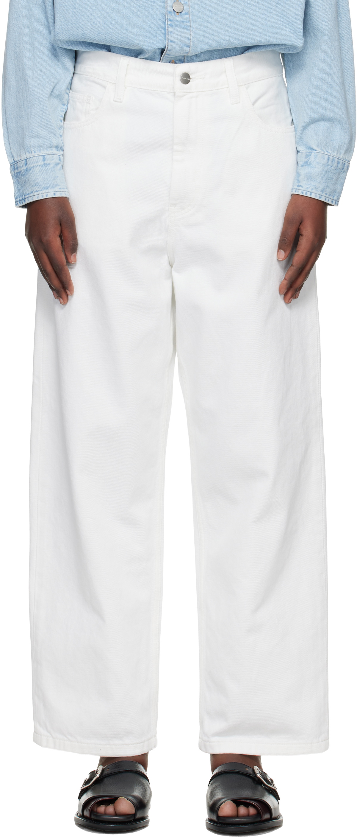 Carhartt Work In Progress White Brandon Jeans