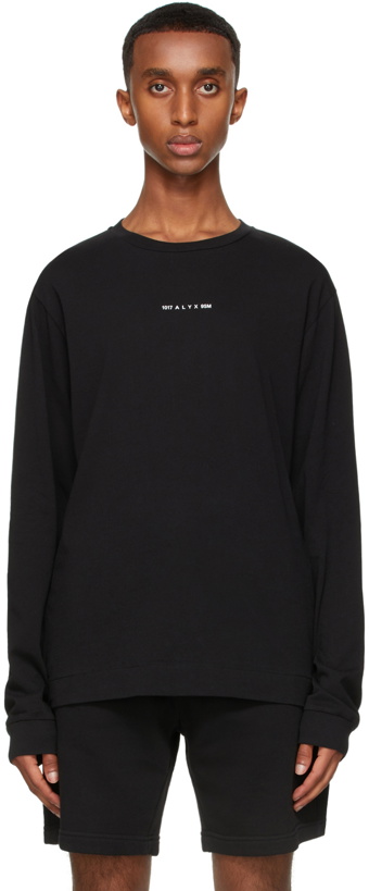 Photo: 1017 ALYX 9SM Black Collection Logo Long Sleeve T-Shirt