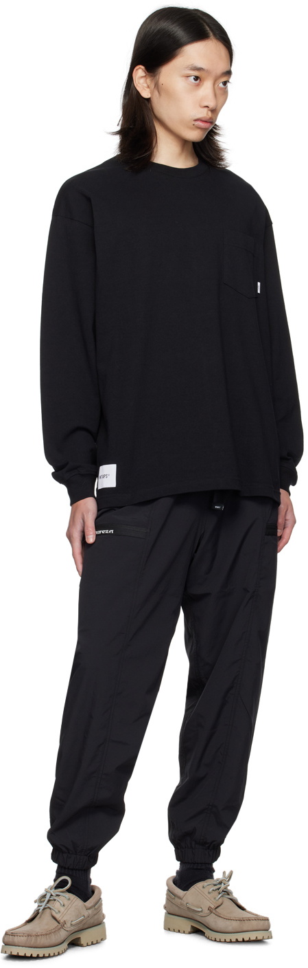 WTAPS Black Belted Cargo Pants