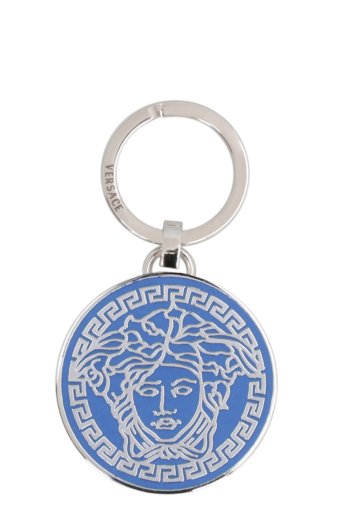 Versace Gold Engraved Greek Key Ring Versace