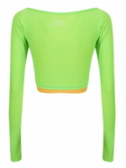 Sunnei Neon Green Layered Top