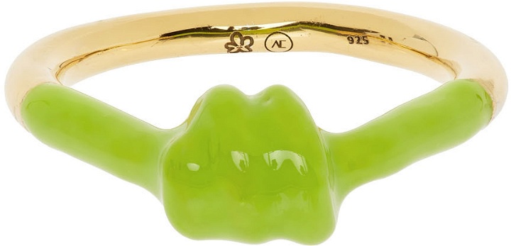 Photo: Marshall Columbia SSENSE Exclusive Green Knot Ring