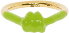 Marshall Columbia SSENSE Exclusive Green Knot Ring