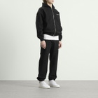 ANNIE HOOD Men's Mini Logo Zip Hoodie in Black
