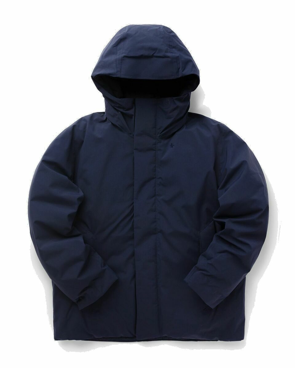 Goldwin Gore Tex Snow Range Down Parka Blue - Mens - Parkas Goldwin