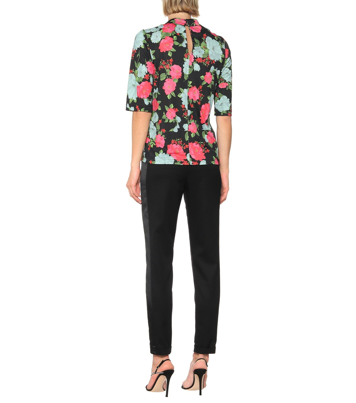 Erdem - Kacey floral jersey top
