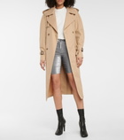 Rta - Toure metallic stretch-denim shorts