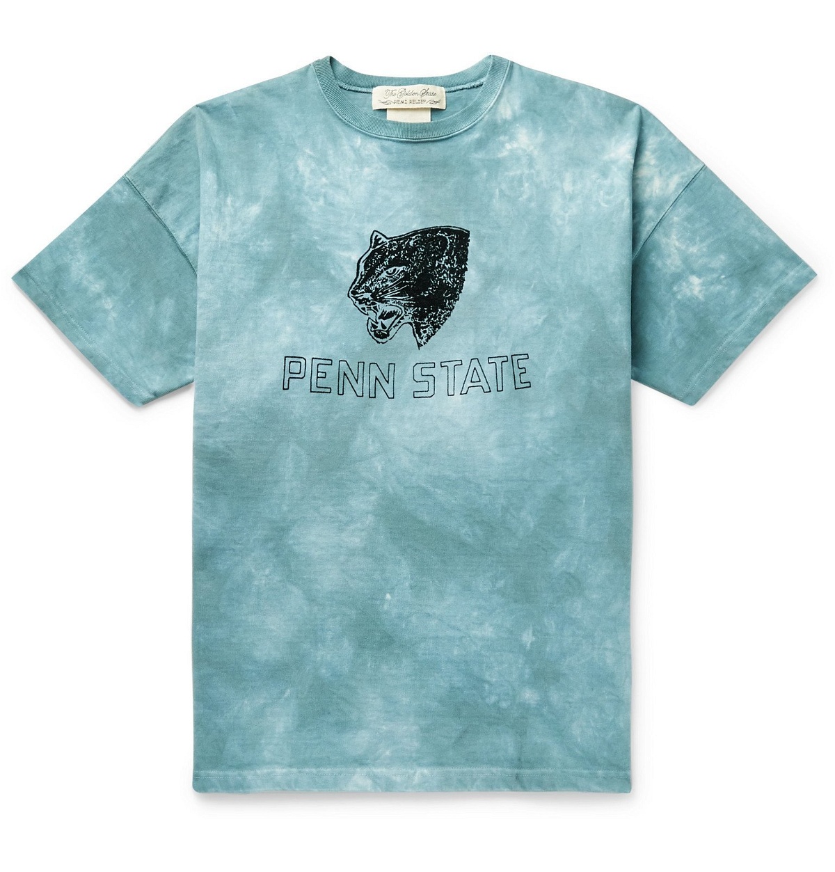 Remi Relief - Tie-Dyed Printed Cotton-Jersey T-Shirt - Green Remi Relief