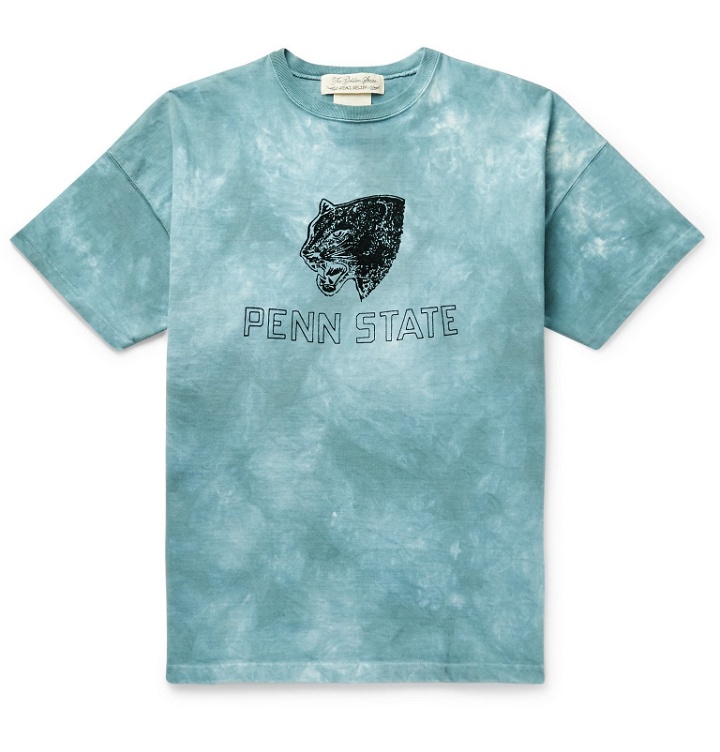 Photo: Remi Relief - Tie-Dyed Printed Cotton-Jersey T-Shirt - Green