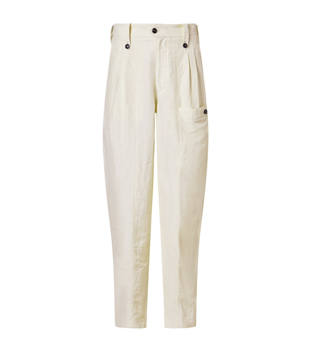 Giorgio Armani Pinstripe linen wide-leg pants Giorgio Armani
