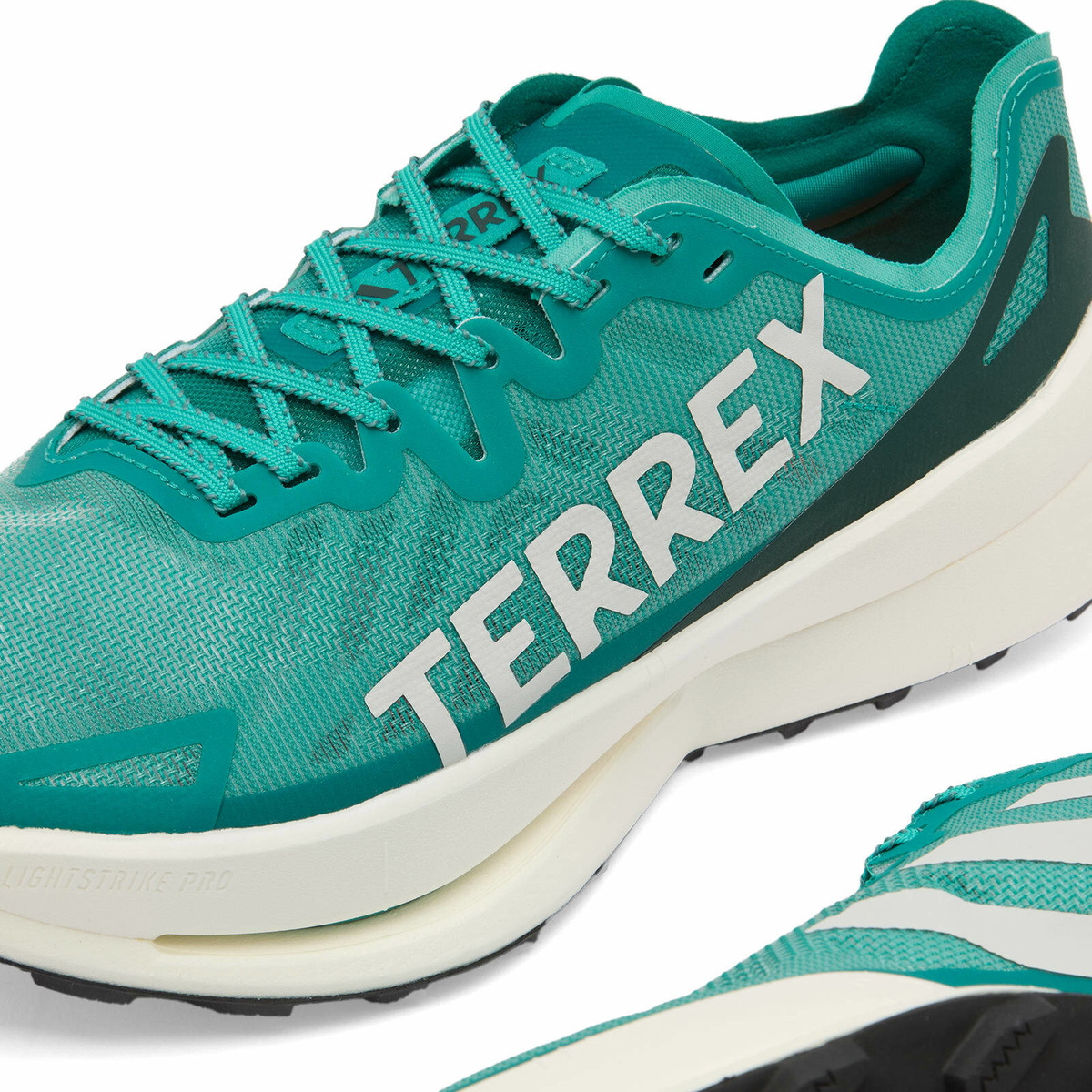 Adidas Men's Terrex Agravic Speed Ultra Sneaker in Pure Teal/Grey One/Aurora Ivy