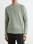 Altea - Wool and Cashmere-Blend Sweater - Green
