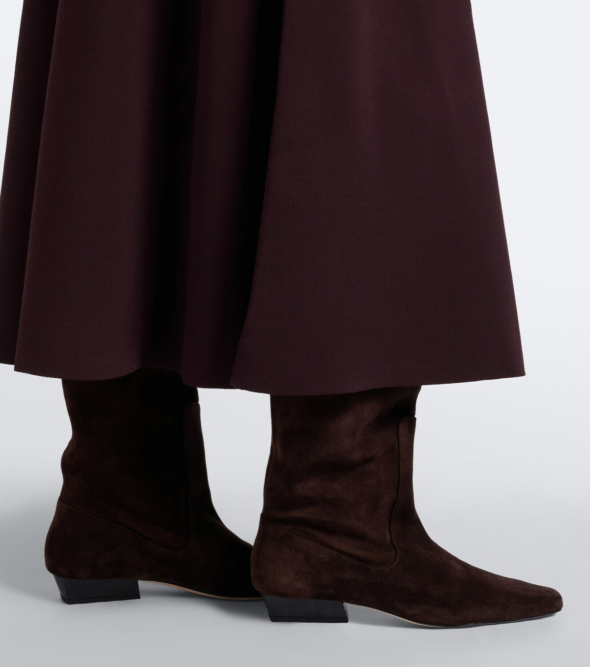 Staud Wally suede knee-high boots