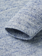 INIS MEÁIN - Mélange Linen Sweater - Blue