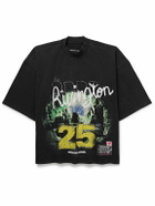 RRR123 - Inner Chamber Logo-Print Cotton-Jersey T-Shirt - Black